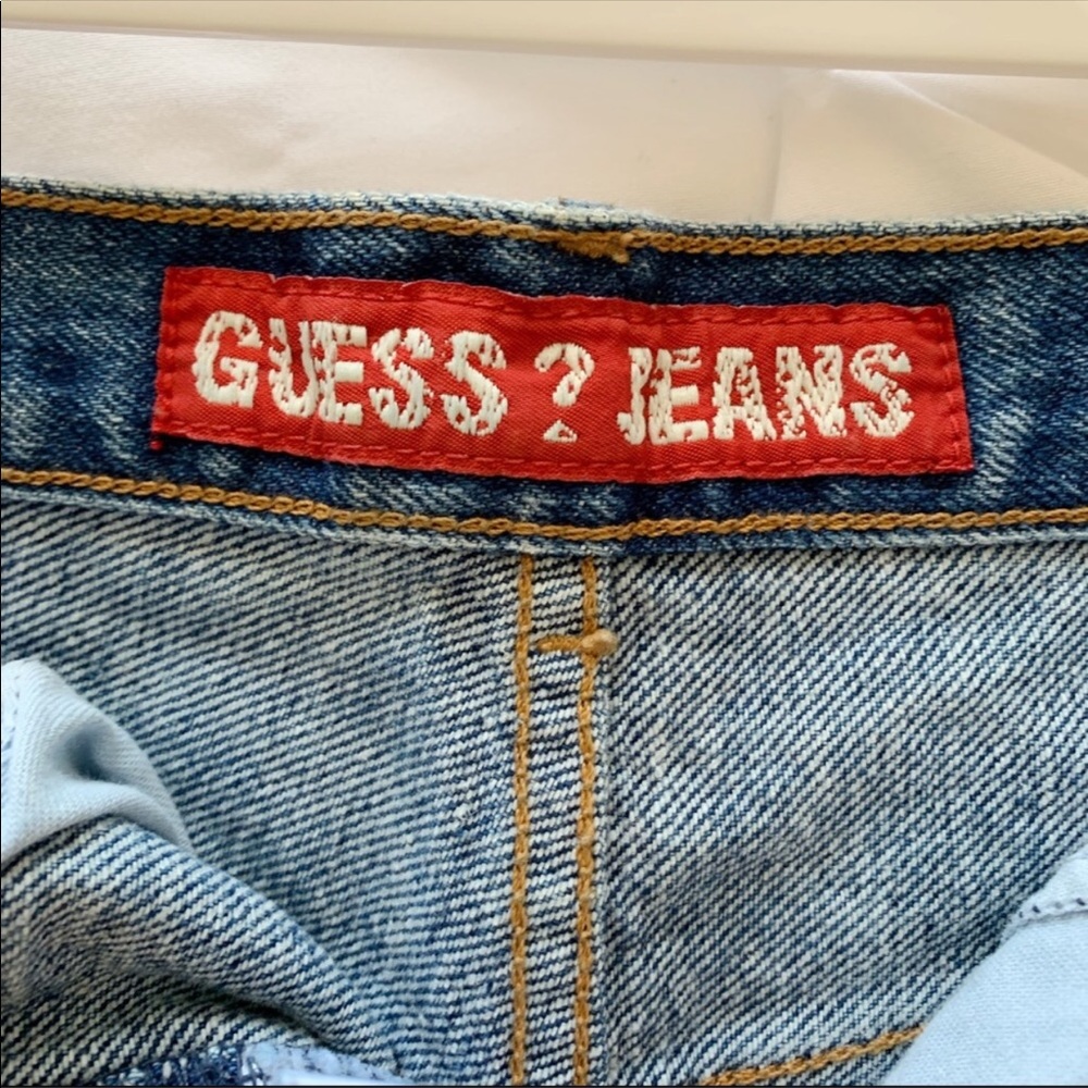 Denim high waisted shorts - Picture 3 of 4